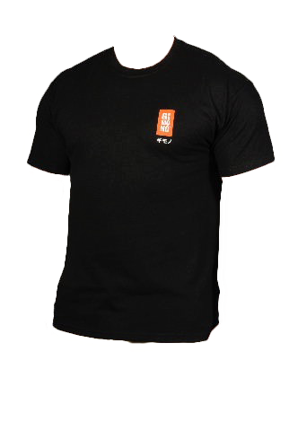 Black t-shirt with Gimono logo