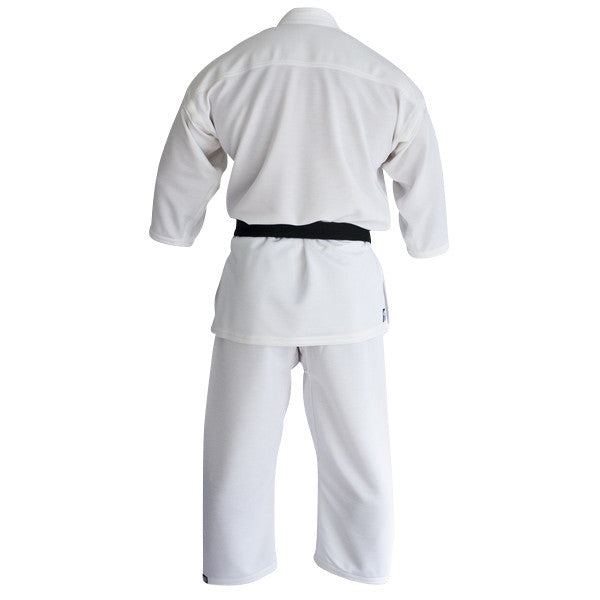 Karate gi white back view Gimono performance fightwear