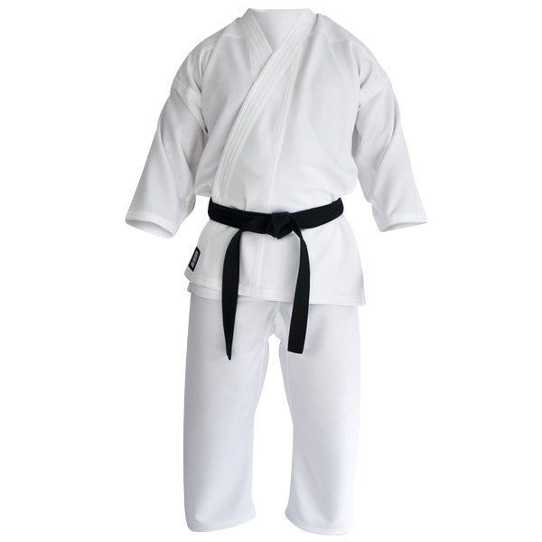 Karate gi white front view Gimono performance fightwear